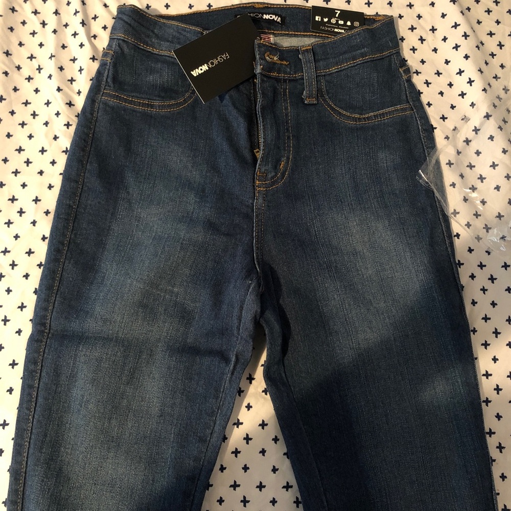 Medium wash jeans